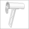Staffa Superiore Non Invasiva per Finestre in PVC