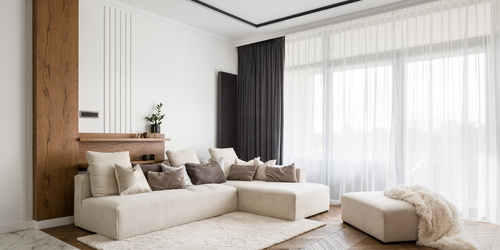 Electric curtain rails means modernity and comfort