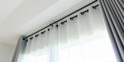 Eyelet curtains