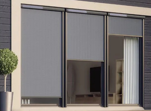 vmz construction colour FAKRO VMB Z-Wave remote electric screen vertical awning and window awning