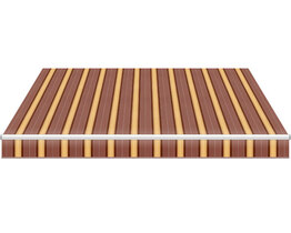 Tenda da sole per patio bianca