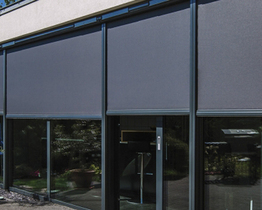 Vertical window awnings