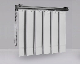 Tenda verticale per finestre bianco ecrù