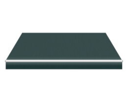 Tenda da sole retrattile per patio verde