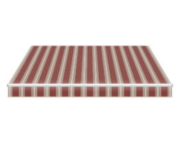 Tenda Da Sole Retrattile Per Balcone Manuale - Altezza Regolabile 2,15-3,1 M - Protezione Solare Senza Fori