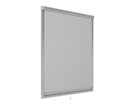Zanzariera a rullo per finestra colore bianco RAL 9016 non invasiva