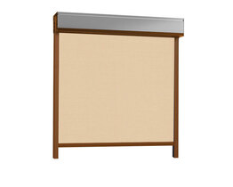Tenda da sole verticale VMU a filo Beige