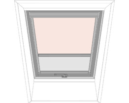 Tenda interna per finestra da tetto FAKRO ARP 204 rosa