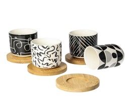 Set tazze Contraria 100ml bambù