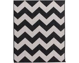Dywan Moderno Chevron nero/beige160x230cm