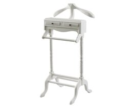 Appendiabiti Chester da terra, 125 cm, bianco