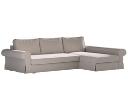 Divano letto Backabro con coprichaise longue