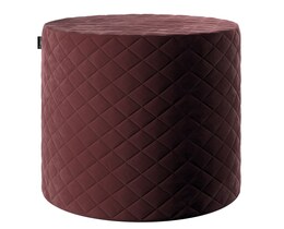 Pouf trapuntato a forma di botte