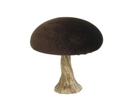 Dekoracja Velvet Fungo 10 cm marrone