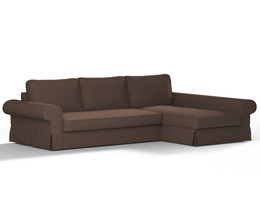 Divano letto Backabro con coprichaise longue