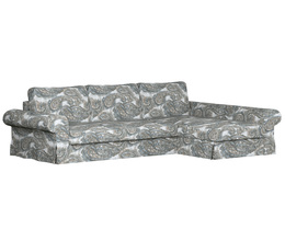 Divano letto Backabro con coprichaise longue