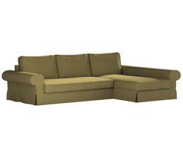 Divano letto Backabro con coprichaise longue