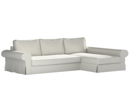 Divano letto Backabro con coprichaise longue