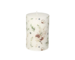 Świeca Bianca 13cm fiori