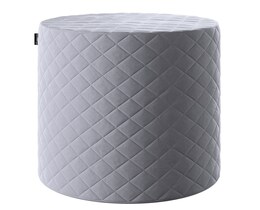 Pouf trapuntato a forma di botte