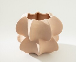 Wazon kamionkowy Petalo Rosa I 20x21 cm
