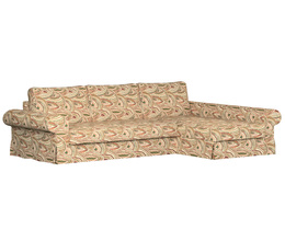 Divano letto Backabro con coprichaise longue