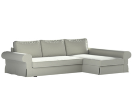 Divano letto Backabro con coprichaise longue