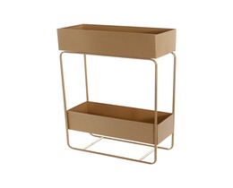 Portapiante/mobile bar Wiggo oro 61x25x91cm
