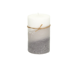 Świeca Lucia 14 cm marmo grigio