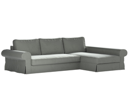 Divano letto Backabro con coprichaise longue