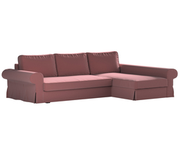 Divano letto Backabro con coprichaise longue