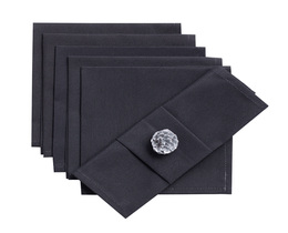 Set di 6 tovaglioli 42x42cm Quadro 136-14