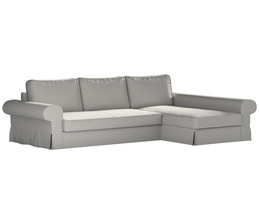 Divano letto Backabro con coprichaise longue