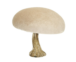 Dekoracja Velluto Fungo 12 cm beige
