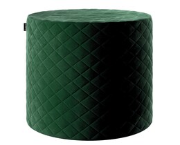Pouf trapuntato a forma di botte