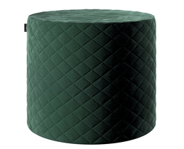 Pouf trapuntato a forma di botte