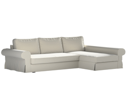 Divano letto Backabro con coprichaise longue