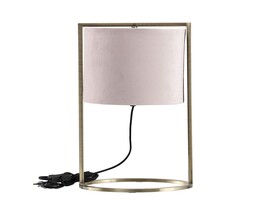 Lampada da tavolo Santos rosa chiaro