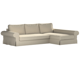 Divano letto Backabro con coprichaise longue