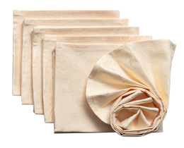 Set di 6 tovaglioli 42 x 42 cm Damasco 613-01