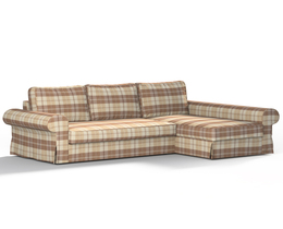 Divano letto Backabro con coprichaise longue