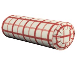 Cuscino cilindrico con pieghe