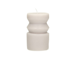 Świeca Cornelia 14 cm grigio chiaro