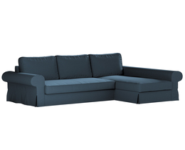 Divano letto Backabro con coprichaise longue