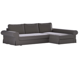 Divano letto Backabro con coprichaise longue