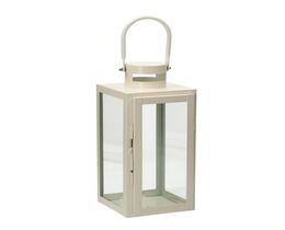 Lampion Metalowy Elegance Bianco 40 cm