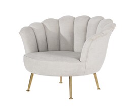 Poltrona Sally grigio chiaro
