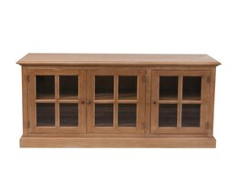 Cassettiera Josette 148x45x85cm grigio naturale