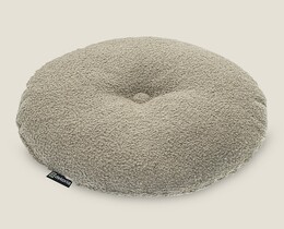 Cuscino rotondo con bottone