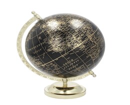 Decorazione Globo Nero 28 cm